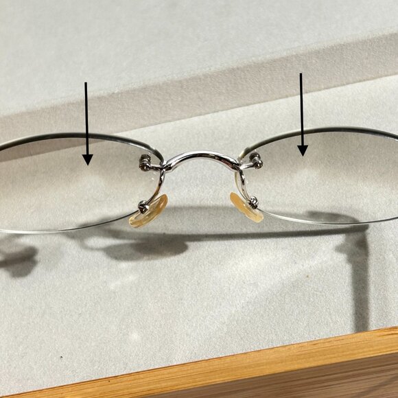 DIOR VINTAGE TINTED LOGO CAT 29GNM SUNGLASSES - Picture 7 of 10